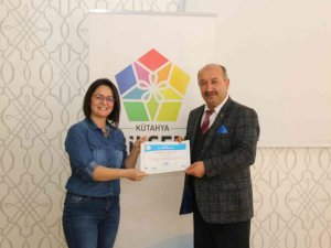 Projede görev alan öğretmenlere teşekkür belgesi