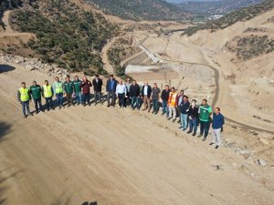 Sarıçay Barajı yükseliyor