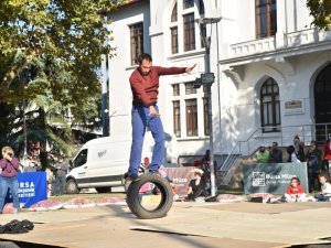 Bursa’da akrobatik gösteri heyecanı
