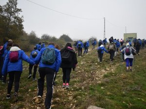Cumhuriyet Bayramı’nı doğa yürüyüşünde kutladılar