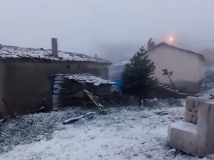 Tokat’ta yüksek kesimler beyaz örtü ile kaplandı