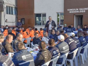 Başkan Özkan mesai arkadaşlarıyla buluştu