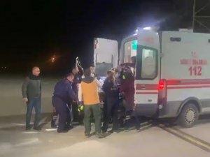 Polis helikopteriyle sevk edilen bebek kurtarılamadı