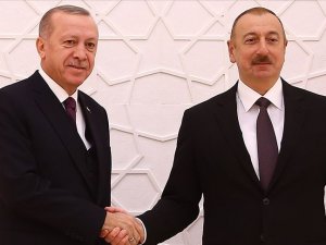 Cumhurbaşkanı Erdoğan, Azerbaycan Cumhurbaşkanı Aliyev ile görüştü