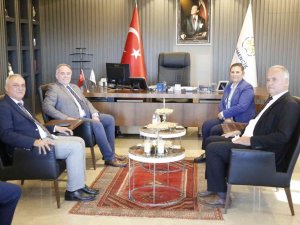 Başkan Çerçioğlu, Germencik Belediye Başkanı Öndeş ile bir araya geldi