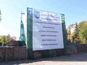 Kızılay Güven Anıtı’nın restorasyonu için düğmeye basıldı