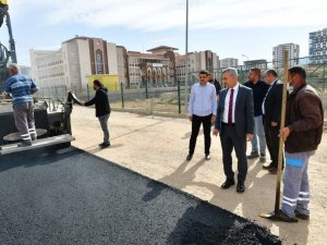 Başkan Çınar, yol yenileme hizmetlerini inceledi