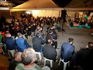 Spor yorumcusu Arıkan, Aynalıkavak Sohbetlerinin konuğu oldu