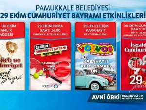 Pamukkale’de 29 Ekim Cumhuriyet Bayramı farklı yaşanacak