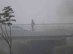 Vatandaşlar güne sisle uyandı