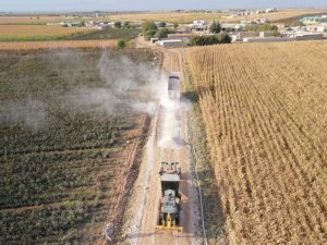 Akçakale kırsalında çalışmalar sürüyor