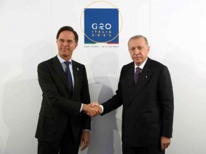 Cumhurbaşkanı Erdoğan, Hollanda Başbakanı Rutte ile görüştü