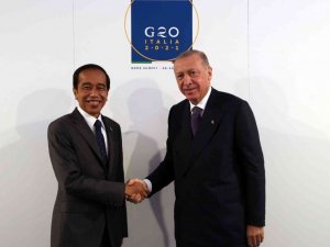 Cumhurbaşkanı Erdoğan, Endonezya Devlet Başkanı Widodo ile görüştü