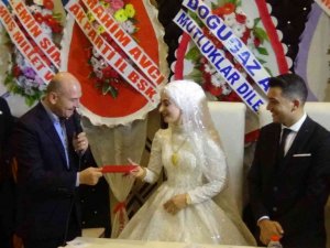 Bakan Soylu, Muş’ta nikah şahitliği yaptı