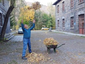 Kars’ta kartpostallık sonbahar görüntüleri