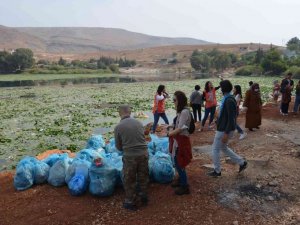 200 kişilik ekip Gölbaşı Gölü çevresini temizledi