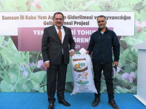 Samsun’da çiftçilere 74 ton yem bitkisi