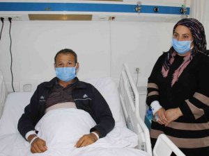17 yıllık eşinin böbreği ile hayata tutundu