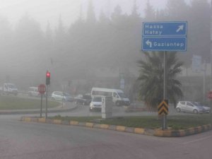 Kilis’te yoğun sis etkili oldu