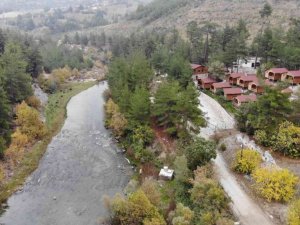 Şehrin en uzak noktasına yapılan bungalov evler dolup taşıyor