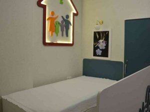 Anneler hastanede 5 yıldızlı otel konforunda sevgi misafirhanesinde ağırlanıyor