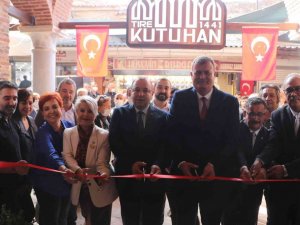 Tire’deki asırlık Tarihi Kutu Han restorasyonun ardından resmen açıldı