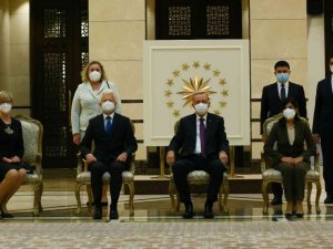 Cumhurbaşkanı Erdoğan, Litvanya Büyükelçisi Degutis’i kabul etti