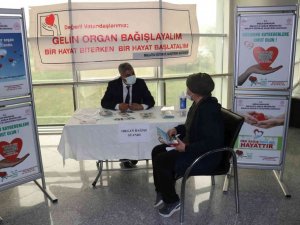 Eğitim ve Araştırma Hastanesi’nde organ bağışı standı kuruldu
