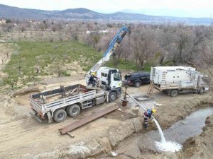 Denizli’de saniyede 40 litre debiye sahip içme suyu kaynağı bulundu