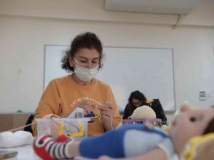 OSMEK kursiyerlerinden organik oyuncaklar