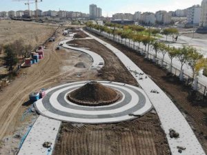 Karaman’da Mehmet Akif Ersoy Parkı’nda 2’nci etap çalışmaları devam ediyor
