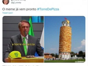 Pisa Kulesi’ne "Pizza" diyen Bolsonaro sosyal medyada alay konusu oldu