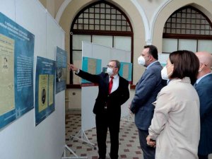 Mimar Kemaleddin imzasını taşıyan tarihi binada düzenlenen sergiyle anıldı