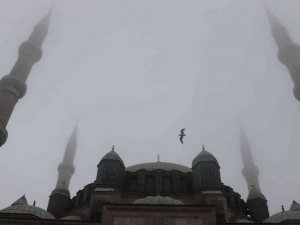 Edirne’de etkili olan sis hayatı olumsuz etkiliyor