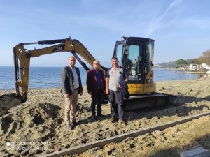 Narlı’ya sahil bandı