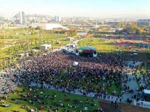Başkent Millet Bahçesi hafta sonu birçok etkinliğe ev sahipliği yaptı
