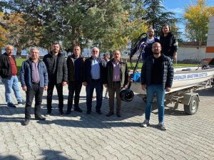 Elektrikli jet motoru Eğirdir Gölünde test edildi