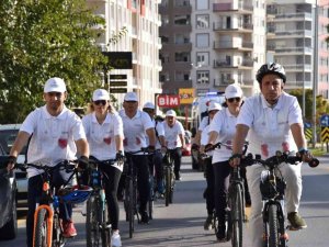 Organ bağışı için pedal çevirdiler