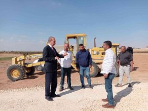 Akçakale kırsalında yol atağı sürüyor