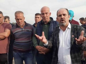 Söke’de karides çiftliği eylemi