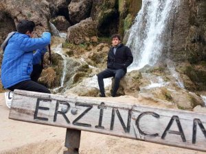 Girlevik Şelalesinde sonbahar güzelliği