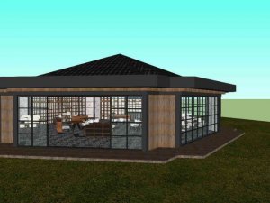 Karatay’da Millet Kıraathanesi’nin yapımı sürüyor