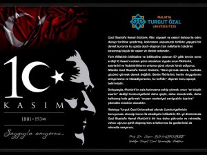 Rektör Karabulut’tan 10 Kasım mesajı