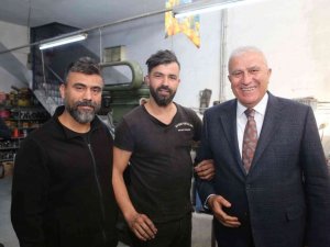 Başkan Atay sanayi esnafıyla buluştu