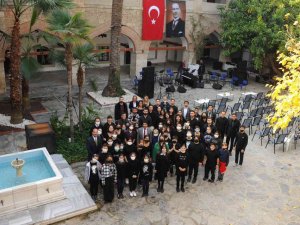 ADÜ Rektörü Aldemir, Devlet Konservatuarı öğrencileri ile bir araya geldi