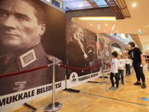 Pamukkale’de Atatürk anısına sergi