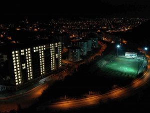 KYK lambalarıyla "Ata” yazdılar