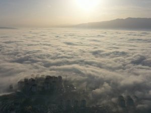 Sis bulutlarının mest eden dansı