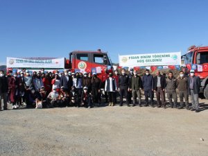 Hisarcık’ta 300 fidan toprakla buluştu