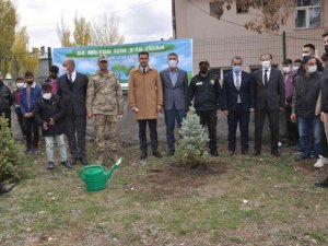 Bulanık’ta fidan dikimi